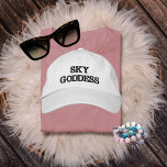 Himmel guddess typografi, väder, enkel broderad keps<br><div class="desc">Himmel gudinna Typografi,  vind,  broderade basket. Ignorera din passion för äventyr med vårt väder-lustlock. Den här snyggten har en design som talar till hjärtat av varje resentusiaster. Upphovsrätten har börjat i Stil.</div>