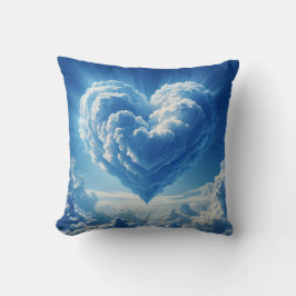 Himmel Heart Cloud Kudde