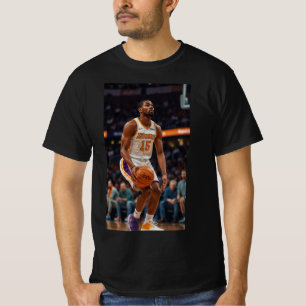 Himmel High Ringar Basketball Player Silhouette Ts T Shirt
