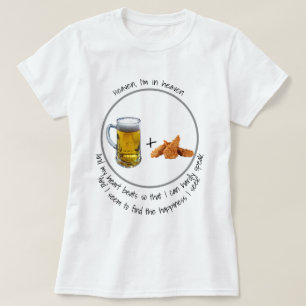 Himmel I-förmiddag i himmel! Öl- och hönavingar T Shirt