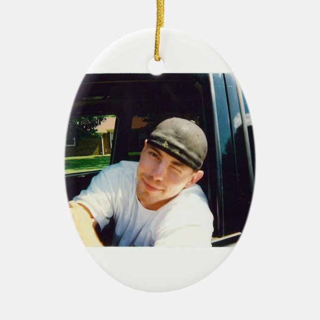 Himmel i vårt hem julgransprydnad keramik (Framsidan)