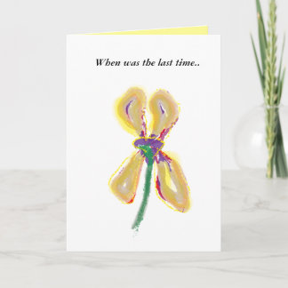 Himmel kort för minneshälsning