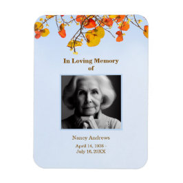 Himmel Löv Elegant Funeral Memorial Magnet