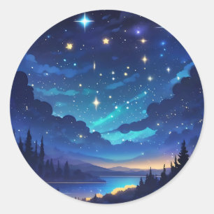 Himmel Nature Dreams Runt Klistermärke
