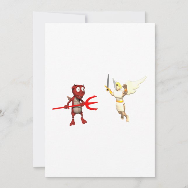 Himmel och helvete inbjudningar (Framsida)