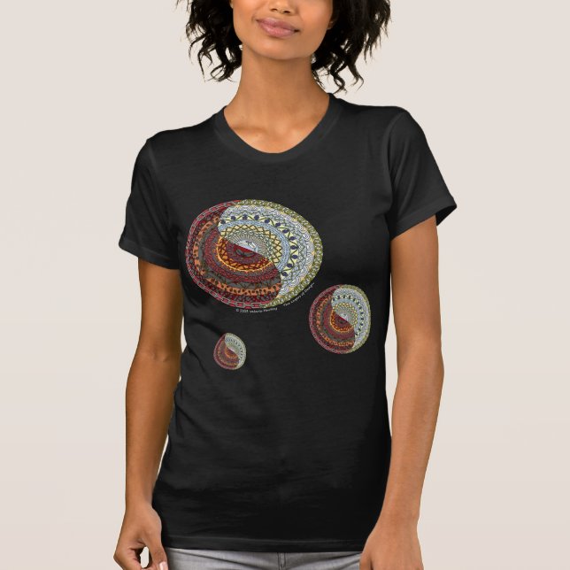 Himmel och Helvetes Mörka Kvinnoshirt Tröja (Framsida)