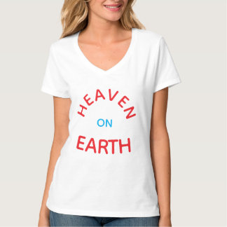 Himmel på jorden glad sommarlov t shirt