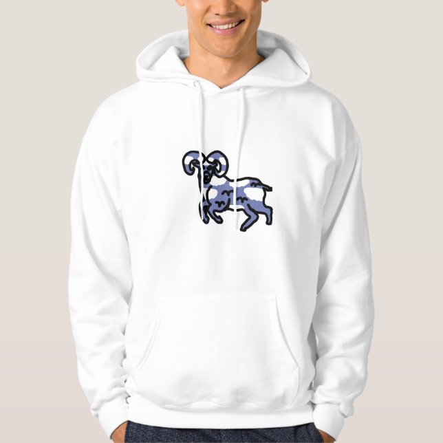 Himmel Ram Zodiakos Tröja – Vädurens Identitetspre Hoodie (Framsida)
