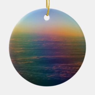 Himmel regnbåge julgransprydnad keramik