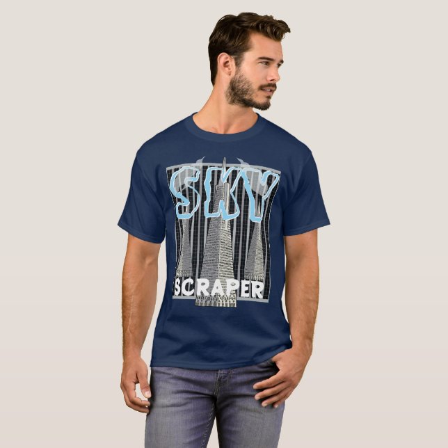 Himmel Scraper City Life T Shirt (Hel framsida)