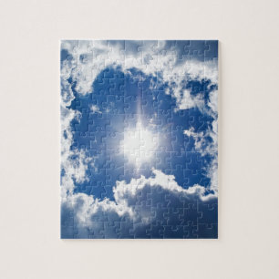 himmel, sol och moln pussel