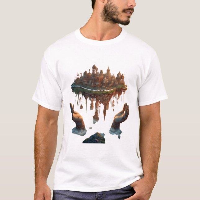 🎹 Himmel Symphony | Flytande av Piano World i Clo T Shirt (Framsida)