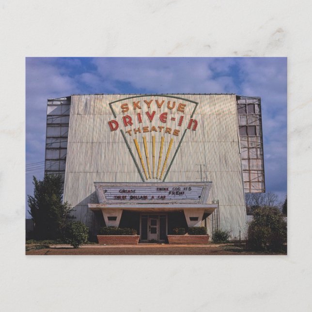 Himmel View Drive-In Theater, Dothan, Alabama Vykort (Framsida)