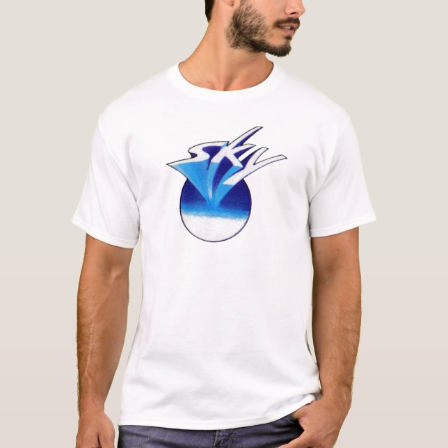 Himmel (vit & mörk) tee shirt (Framsida)