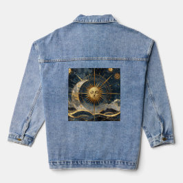 Himmel Whimsical Celestial Denim Jacka