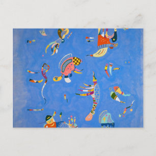 Himmelblå, 1940 av Wassily Kandinsky Vykort