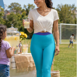 “HIMMELBLÅ” AKTIVTRÄNINGSTIGHTS LEGGINGS