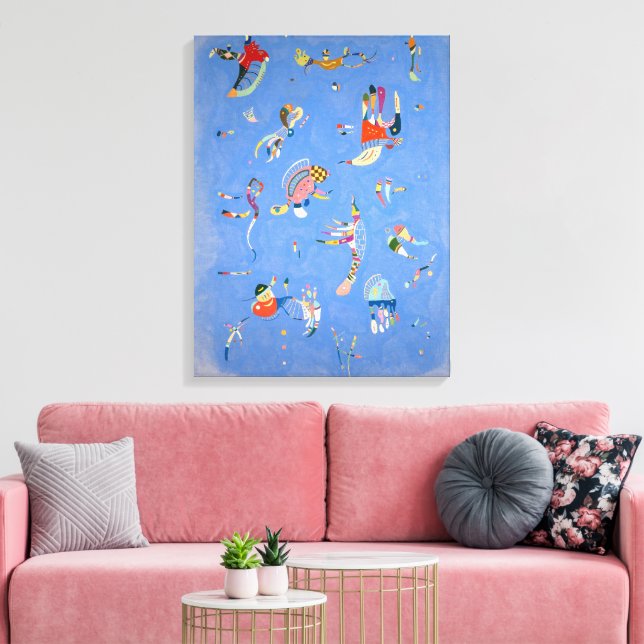 Himmelblå | Kandinsky | Canvastryck (Insitu (Vardagsrum))