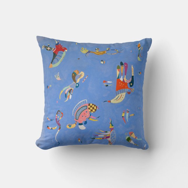 Himmelblå | Kandinsky | Kudde (Framsida)