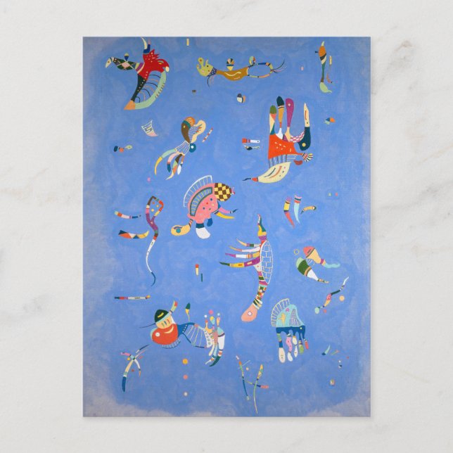 Himmelblå | Kandinsky | Vykort (Framsida)