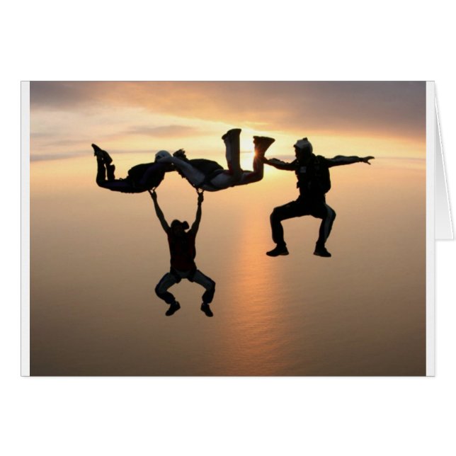 Himmeldykning Hälsningskort (Framsidan Horizontal)