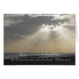 Himmelens förklaring hälsningskort