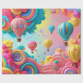 Himmelhöga ballonger presentpapper