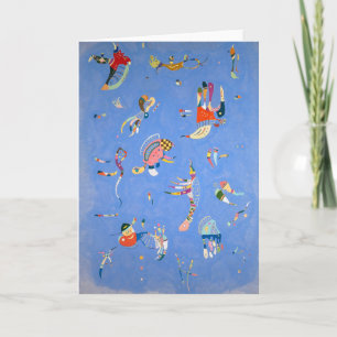 himmelsblå Kandinsky Kort