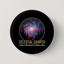 Himmelscamping Galaxy Natt Scen Knapp