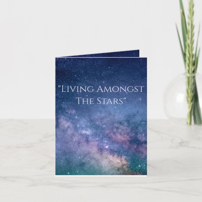 Himmelsk begravning  meddelande (Framsida)