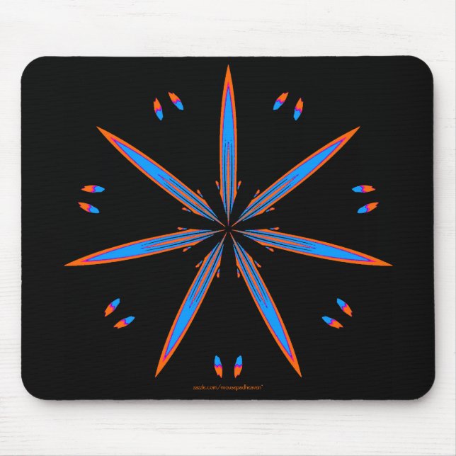 Himmelsk blom 5 Mousepad Musmatta (Framsidan)