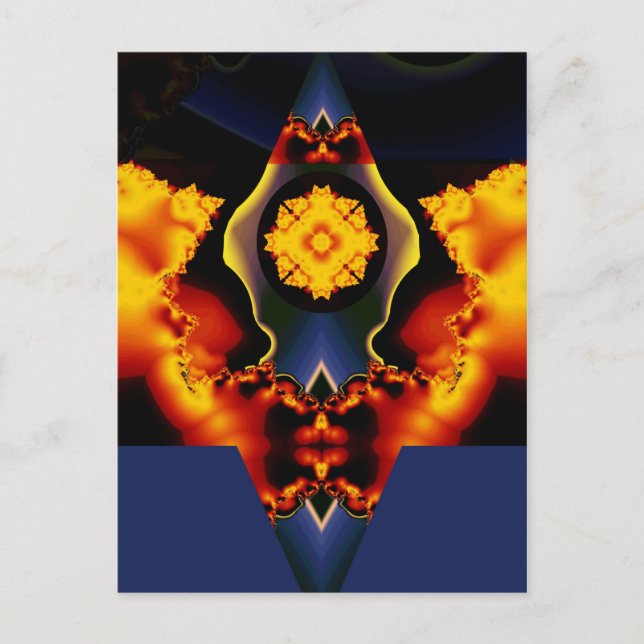 Himmelsk blomma vykort (Framsida)