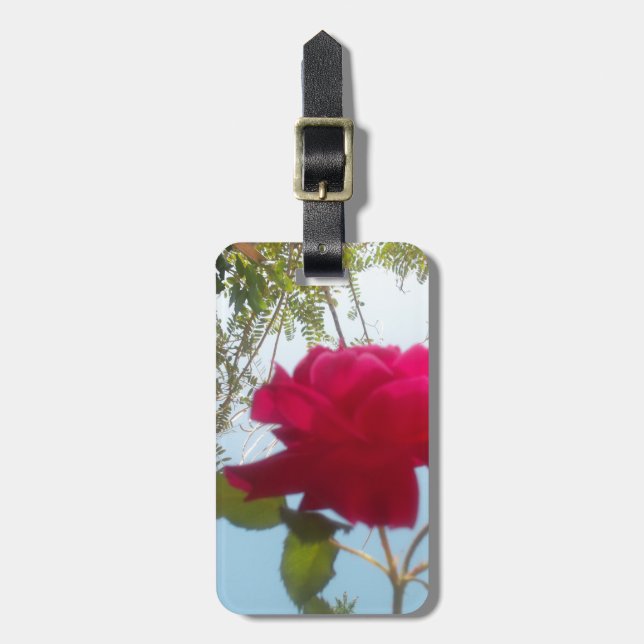 Himmelsk bloom: A Ro mot Himmel Bagagebricka (Vertikal Framsida)