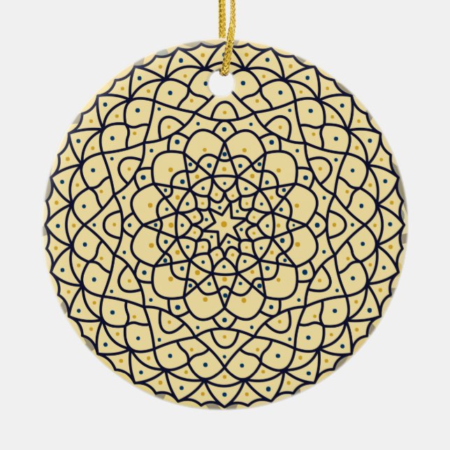 Himmelsk dagprydnad julgransprydnad keramik (Framsidan)