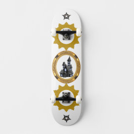 Himmelsk design för gyllene solskensvektor mini skateboard bräda 18,5 cm