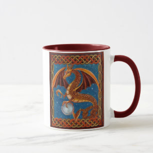 Himmelsk drakekaffemugg mugg