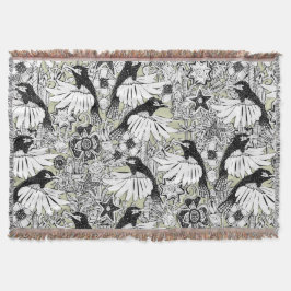 himmelsk fågel mysfilt