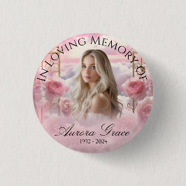 Himmelsk Garden av Ro Memorial Button LIA003 Knapp