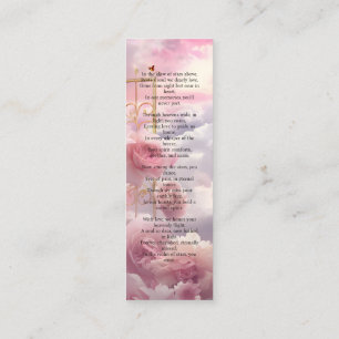 Himmelsk Garden of Ro Memorial Bookmark LIA003 Mini Visitkort