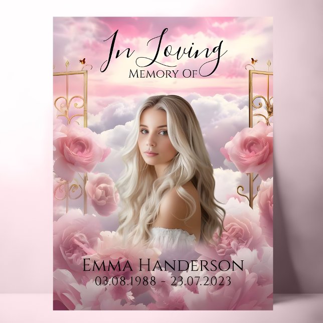 Himmelsk Garden of Ro Memorial Sign - LIA003 Poster (Skapare uppladdad)