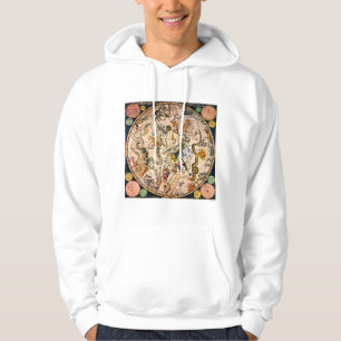 Himmelsk halvklot, 1790 sweatshirt med luva