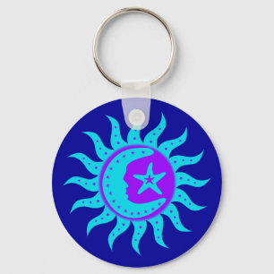 Himmelsk harmoni Keychain Nyckelring