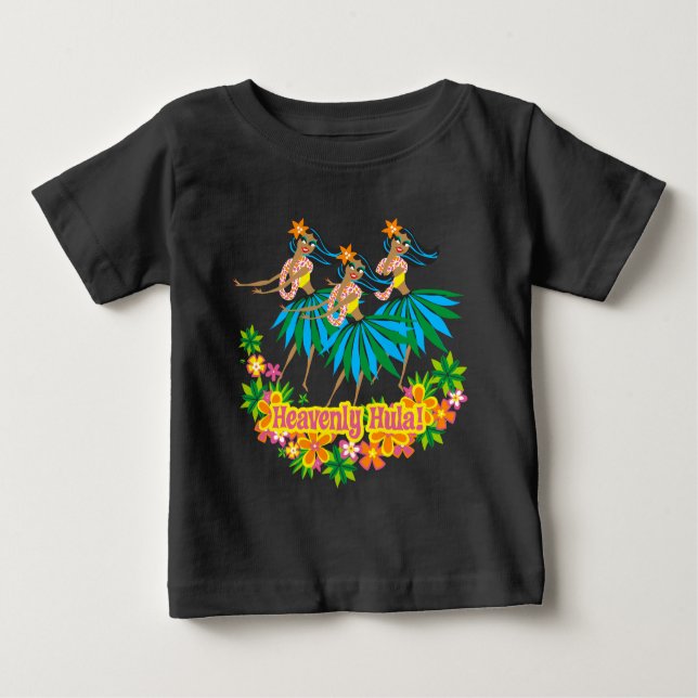 Himmelsk Hula Infant Creeper Tee (Framsida)