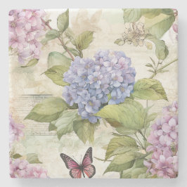 Himmelsk Hydrangea Harmony Stenunderlägg