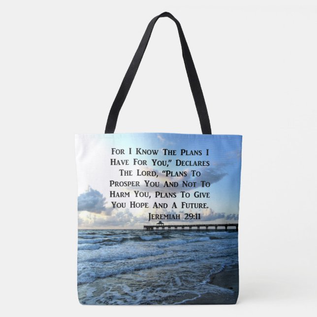 HIMMELSK JEREMIAH 29:11 SCRIPTURE DESIGN TYGKASSE (Framsida)