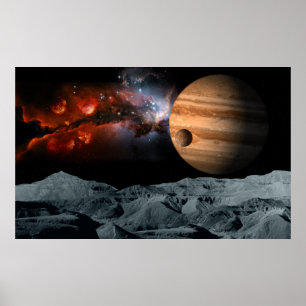 Himmelsk marmor poster