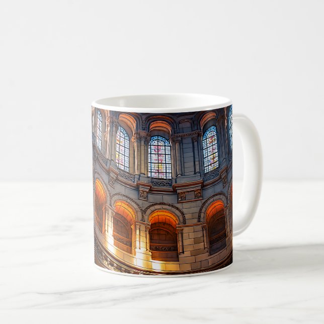 Himmelsk matningsglöd kaffemugg (Framsida höger)