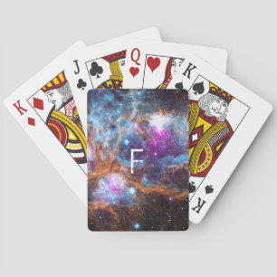 Himmelsk Monogram för galax Casinokort
