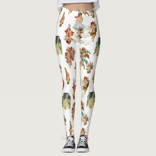 himmelsk segrare av änglarmbocksdjur leggings