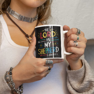 Himmelsk Shepherd: Bible Verse Kaffemugg